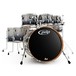 PDP Concept Maple 22'' 7pc Shell Pack, Silver to Black Sparkle