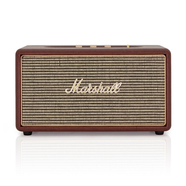 Marshall Stanmore Active Stereo Bluetooth Speaker, Brown