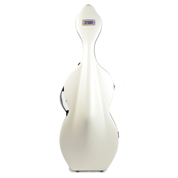 BAM 1003XL Shamrock Hightech Cello Case with Wheels, White