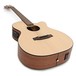 Badger Single Cutaway Acoustic Guitar, Natural