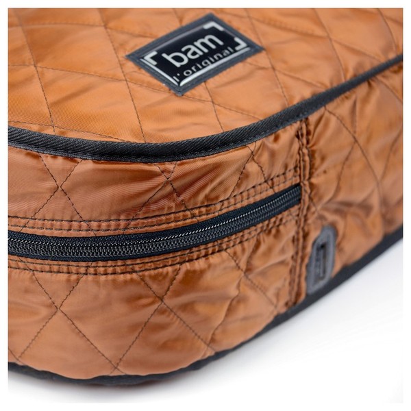 BAM HO2002XL Hoody for Hightech Contoured Violin Case, Brown, Detail