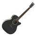 Badger Single Cutaway Acoustic Guitar, Black main