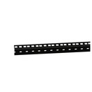 Adam Hall Single Black 19'' Rack Strip with Three Holes Per U, 45U