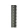 Adam Hall Heavy Duty Double Black 19'' Rack Strip, 45U