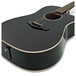 Faith Eclipse Saturn Dreadnought Electro Acoustic, Black Gloss close