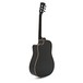 Faith Eclipse Saturn Dreadnought Electro Acoustic, Black Gloss back