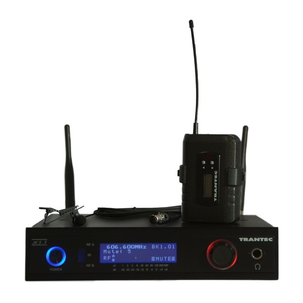 Trantec S5.5-L-G1U Lapel Wireless System, X-2 Microphone, Full System