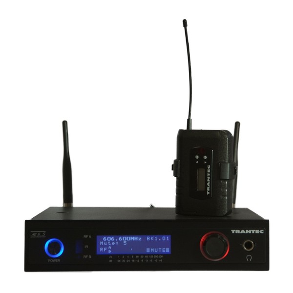 Trantec S5.5-B-G1U Beltpack Wireless System, No Microphone, Full System