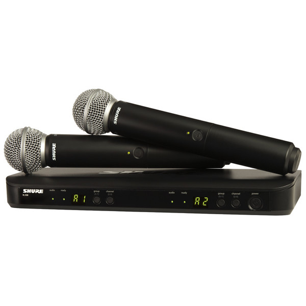Shure BLX288UK/SM58 Dual Handheld Wireless Microphone System