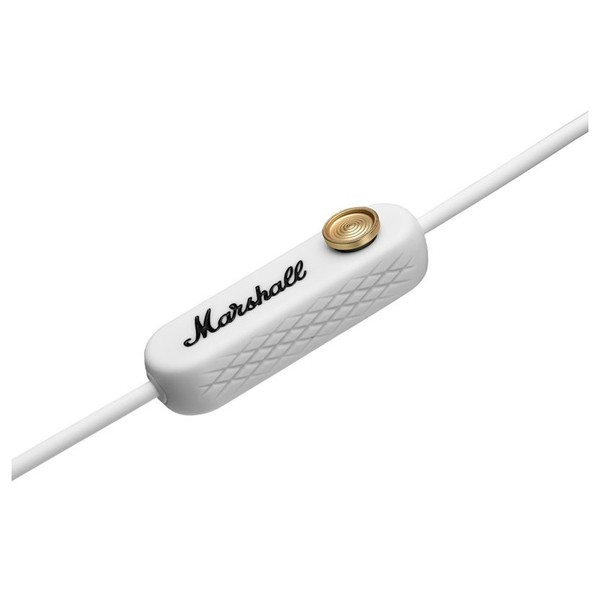 Marshall Minor II Bluetooth In-Ear Headphones, White - Volume Control