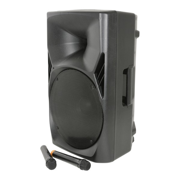 QTX Quest PA15 Portable PA Speaker with Wireless Microphones