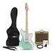 Seattle Electric Guitar and SubZero V35RG Amp Pack, Seafoam Green