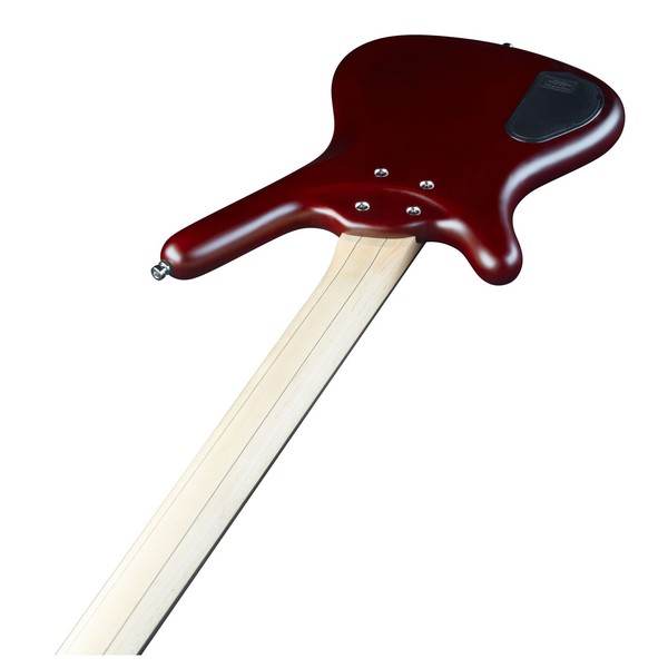 Warwick RockBass Corvette Basic Bass, Burgundy Red Transparent Satin - Neck