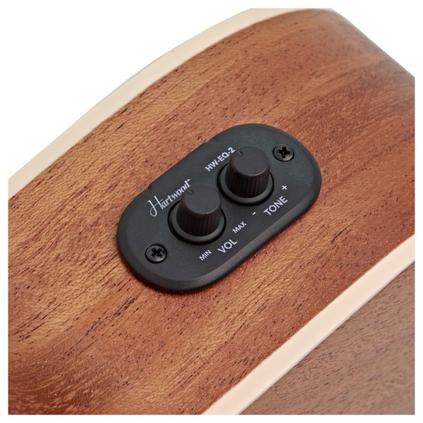 Hartwood Renaissance Electro Acoustic Tenor Ukulele, Natural tuner