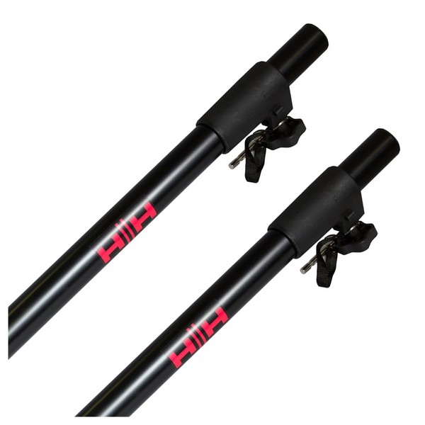 HH Electronics HH-PS200B Speaker Pole Stands, Pair, Black