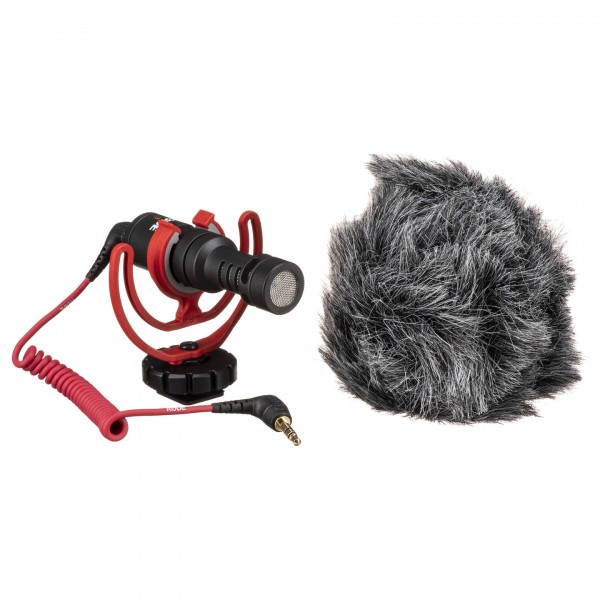 Rode VideoMicro Compact On-Camera Microphone - With Windshield