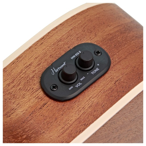 Hartwood Renaissance Electro Acoustic Soprano Ukulele, Natural tuner