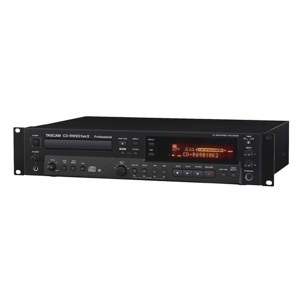 Tascam CD-RW901MKII Professional Audio CD Recorder - Side View