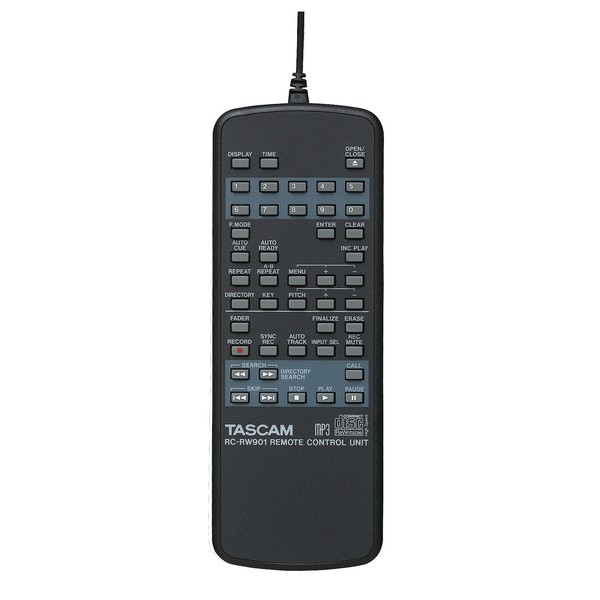 Tascam CD-RW901MKII Professional Audio CD Recorder - Wired Remote Control