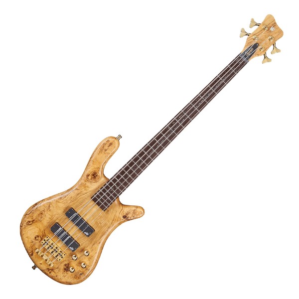 Warwick GPS Streamer LX Bass Ltd, Ash Burl Front 