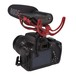 Rode VideoMic-R Shotgun Condenser Microphone with Rycote Suspension - With Camera Back (camera not included)