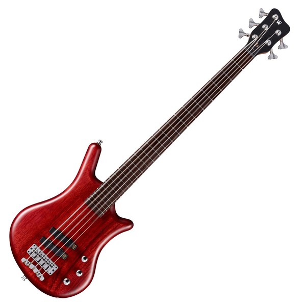 Warwick GPS Thumb BO 5-String Bass, Burgundy Red Transparent Satin Front