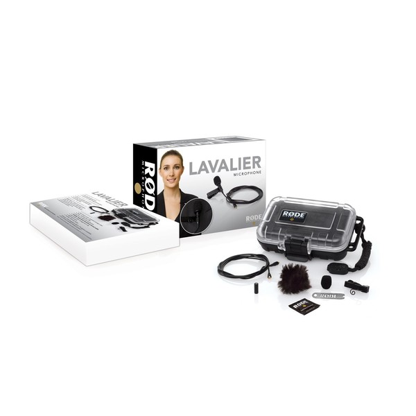 Rode Lavalier Microphone Omni Directional Lapel Mic - Packaging