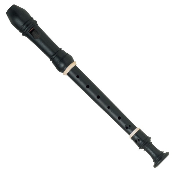 Yamaha YRS83 Descant Recorder, Ebony with Simulated Ivory Rings