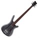 Warwick GPS Streamer Stage I 5-String Bass, Nirvana Black Satin Front