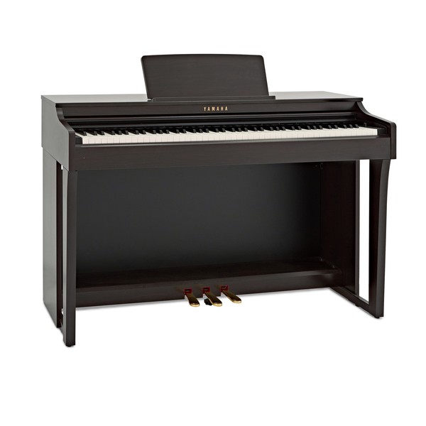 Yamaha CLP 625 Digital Piano, Rosewood angle