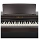 Yamaha CLP 625 Digital Piano, Rosewood front close