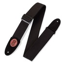 Levy's MSSC8-BLK 2" Cotton Guitar Strap, Black