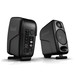 IK Multimedia iLoud Micro Monitors, Black with Travel Bag - Angled Rear