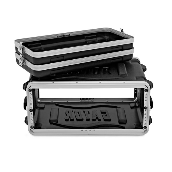 Gator GR-4S Moulded Rack Case, 4U, 14.25'' Depth open 2