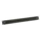 Adam Hall 19'' Steel Rack Panel with Brush Strip, 1U