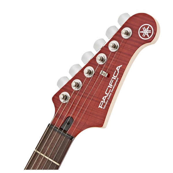 Yamaha Pacifica 212VFM, Flame Maple, Caramel Brown head