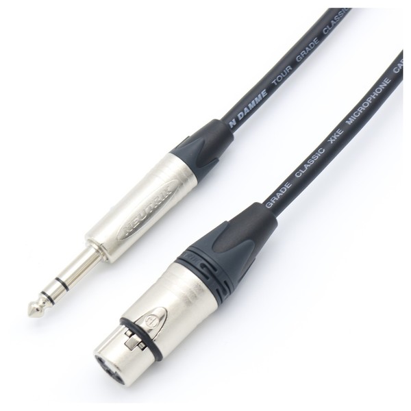 Van Damme Tour Grade XKE Classic Microphone Cable in Black, 2m