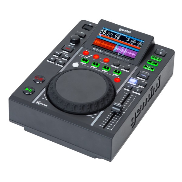 Gemini MDJ-500 Professional USB Media Player - Angle