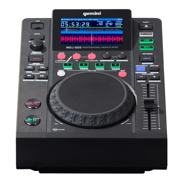 Gemini MDJ-500 Professional USB Media Player - Main
