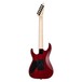 ESP LTD M-200FM, See Thru Red rear view