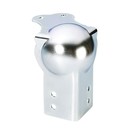 Adam Hall Large Flight Case Ball Corner with Integrated Brace, 75 mm
