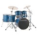 Ludwig Evolution 22'' 6pc Drum Kit w/ Hardware, Azure Blue - Main Image