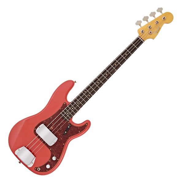 Fender Custom Shop '64 Journeyman Relic P Bass, Fiesta Red main