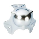 Adam Hall Large Cranked Flight Case Ball Corner, 30 mm Inside Radius