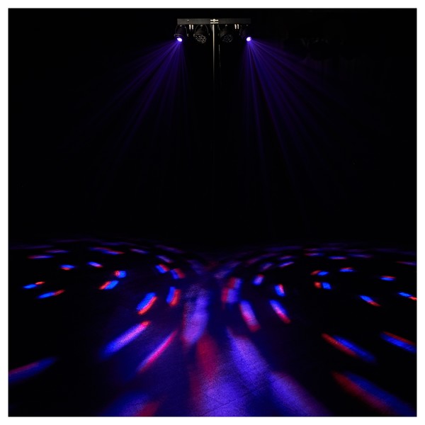 60W Mini Party LED and Kaleidoscope Par Set by Gear4music