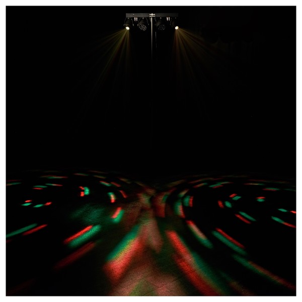 60W Mini Party LED and Kaleidoscope Par Set by Gear4music