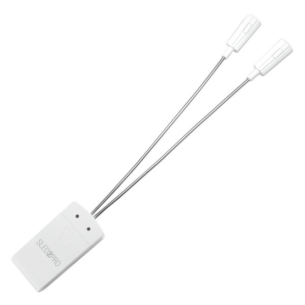 Adam Hall SLED 2 Pro Dual Gooseneck Music Stand Lamp, White Top