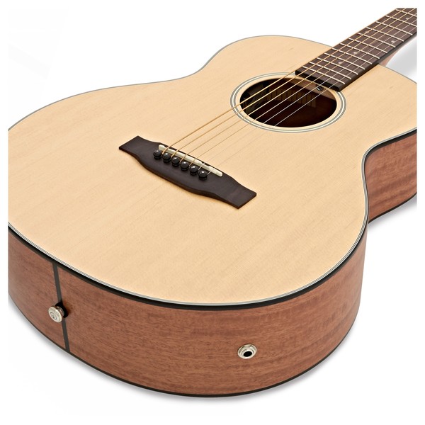 Badger Cub Electro Acoustic Guitar, Natural close