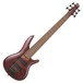 Ibanez SR506E 6-String Bass, Brown Mahogany