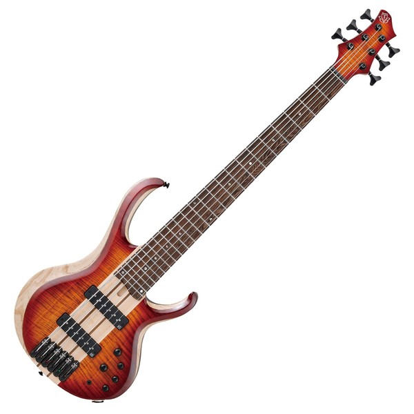 Ibanez BTB20TH6 20th Anniversary 6-String Bass, Brown Topaz Burst